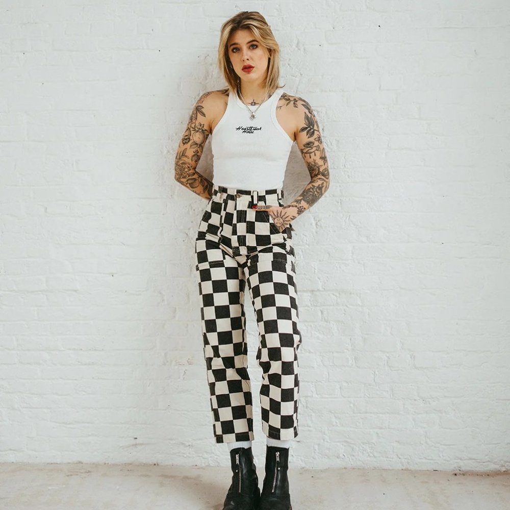 P&Co 304 Service Fatigue Pants - Checkerboard BNWT